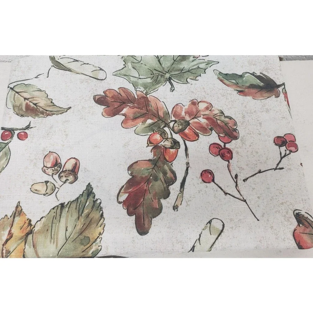 Printed Fabric Tablecloth, 52